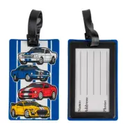Luggage Tag - Shelby 4-Car Rubber * GT500 & GT350 * Cobra * FREE USA SHIPPING!