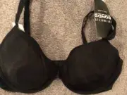 Intimately Bonds Soft & Light Demi Tee Bra 14 Up To E Cup Black NEW