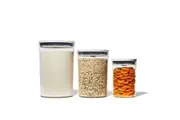 OXO Good Grips Pop 2.0 Round Canister Set 3pc Air Tight 3 Piece
