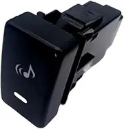 AMGHCGTEEW 1PC Car LED Front Fog Light Turn On Trunk Music Radar Car Monitor Switch Button Fit for Honda Civic 12-14 CRV 07-16 Accord 08-13(Music)