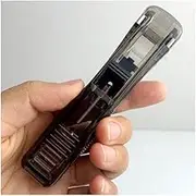 Stapler 1pcs Transparent Stapler School Supplies Removable Metal Clip Pusher Office Accessories Push Clip Stapler Mini Stapler