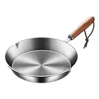 Mini Fry Pan 16cm Pancake Maker Round Melting Warmer Flat Wok Sauce Pan for Gas