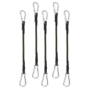 5Pcs With Hook Heavy Duty Bungee Cord For Outdoor Elastic Bungee Rope
