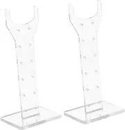 BESPORTBLE 1 Pair Grow Light Bracket Lamp for Plants Indoors Plants Indoor Supply Growing Lamp Rack Plants Light Stand Succulent Planters Indoor Lamp for Plants Grow Lamp Acrylic Transparent