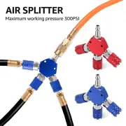 3 Way Air Manifold Air Hose Splitter Durable 1/4inch Quick Connect Air weALW