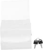 Generic Acrylic Donation Box with Lock Multi Purpose Ballot Dispenser for Raffle Tickets Business Cards Charity Feedback for Corporate Events Fundraising Activities