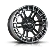 17x9.0 Simmons RUGGED RF3 Matt Black Tint Machined 6/139.7 P10 Wheel