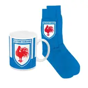 NRL Heritage Coffee Mug & Sock Pack - Sydney Roosters - Gift Boxed