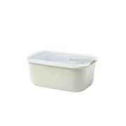 Mepal Food Storage Box Container w/ EasyClip Lid Rectangle 700ml Nordic White