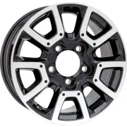 New 18" x 8" CNC Black Alloy Replacement Wheel Rim 2014-2021 for Toyota Tundra (for: Toyota)