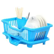 Kitchen Dish Rack Over Sink Dish Drainer With Drainboard A Must-have Kitchen Accessory Blue