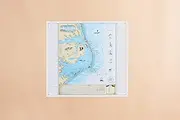 Beautiful Map of North Carolina Shipwreck Chart - Explore Cape Hatteras and Outer Banks (Laminated)