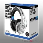 Nacon RIG 400 HS Gen 2 Stereo Gaming Headset 3.5mm for Sony PS4 PS5 PC White