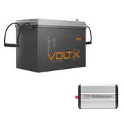 VoltX 200Ah 12V Lithium Battery + 2KW Inverter