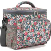 Insulated Reusable Lunch Bag Adult Large Lunch Box for Women and Men with Adj