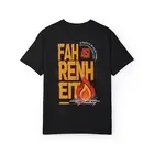 Fahrenheit 451 Fire T-shirt, Literary Gift, Book Lover Tee, Unisex Fashion, Cool