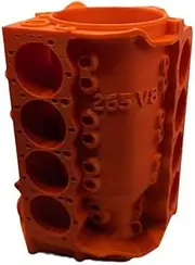 3D Printed Ornament Engine Cylinder Block, 12 Ounce Canned Cup, car Enthusiast Valentine's Day Gift