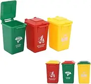 AITING Trash Can Toy Kids Toy Push Vehicles Garbage Truck's Trash Cans Mini Curbside Vehicle Garbage Bin