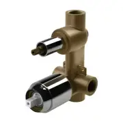 New Builders Wall Diverter Mixer Body Breech Only Shower Bath Chrome Phoenix Tap