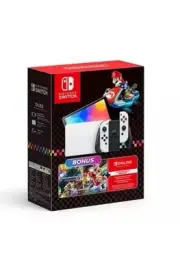 Nintendo Switch OLED Mario Kart Deluxe Bundle + Switch Online - NEW Mint