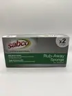 sabco professional rub away sponge Large 2pk magic mark dirt scuff eraser