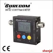 Surecom SW102 VSWR Power Meter 125-525MHz N-J SL16 RF Watt Frequency Counter @