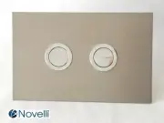 Novelli Flush Plate/Toilet Buttons for In Wall Concelo Cistern Stainless Steel