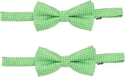 [NOLITOY] 2pcs Dot Performance Bowtie for Boy Girl Accessory for Patrick's Day Celebrations Weddings Parties and Formal Events