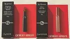 Giorgio Armani Longwear Vivid Lipstick (400) 1.4g, intense velet (103) 1.5ml NIB