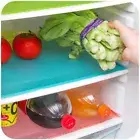 4xRefrigerator Fridge Mat Pad Drawer Liners Washable Kitchen Waterproof Shelf