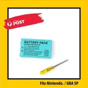 Rechargeable FD Battery for Nintendo GBA SP Gameboy Advance SP 3.7V 850mA + tool