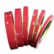 Strong Permanent Double Sided Super Sticky Foam Tape Roll for Vehicle Car, Red 6