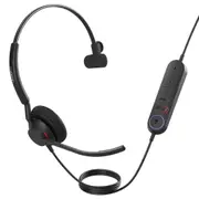 Jabra Engage 40 - (Inline Link) USB-C MS Mono Wired Headset, Microsoft Certified