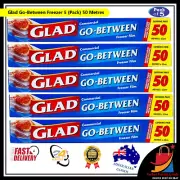 Go-Between Freezer Film, Separates Frozen Foods and Prevents Sticking, 5( Pack)
