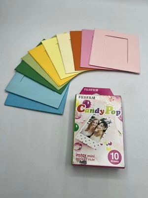 Fujifilm Instax Mini Candy Pop Film 10 Sheets Exp. 11/2020 10 Multi Color Frames