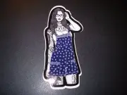 FATAL Overalls 5 X 2.25" STICKER skate skateboard helmet decal
