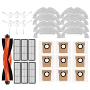 For Robot Vacuum X10 Spare Parts Main Side Brush Hepa Filter Mop Cloth Dust Bag Replacement Accessories