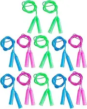 WHAMVOX 12Pcs Adjustable Jump Ropes for Comfortable Grip Skipping Ropes Lightweight and Durable Design for Fitness for Exercise and Sports Training