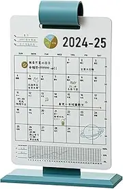 Desk Calendar 2025 - Desk Standing Calendar, Schedule Desk Calendar | Creative Desktop Calendar Schedule with an Elegant Stand, Desk Monthly Planner Calendar for Home Study Table Offices, 25x16x6cm