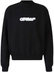 [Off-White] Off-White-Felpa Girocollo Spray Arrows-Uomo L