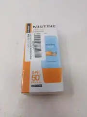MISTINE Waterproof Sunscreen SPF 50+ for Face Oily Skin Non-Greasy 1.35oz