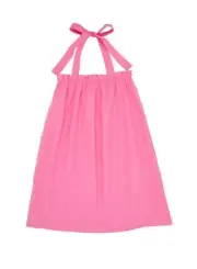 The Beaufort Bonnet Company Libby Bess Halter Dress 1098- Hamptons Hot Pink Size