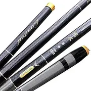 LLEIIshen Super Light Hard Carbon Fiber Hand Fishing Pole Telescopic Fishing Rod 3.6M/3.9M/4.5M/5.4M/6.3M/7.2M Stream Rod/1776