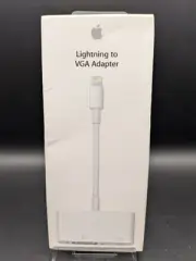 Original Apple MD825ZM/A Lightning to VGA Adapter, Genuine OEM