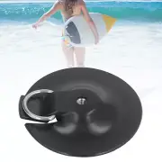 (Black)Surfboard Camera Mount Base With D Ring PVC Stable Surfboard Camera MN