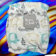 NEW Elephants Hippo Crocodile Plush Baby Blanket Zoo Animal Toddler Betty & Bob