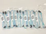 10 SuperMicro CBL-0227L 48cm SATA Round Cable S-RA SAS/ SATA/ NVMe Rt Angle