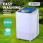 Devanti 4.6KG Mini Portable Washing Machine Outdoor Camping Caravan RV Spin Dry