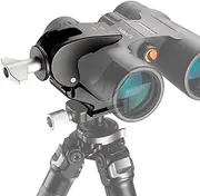 Binocular Tripod Adapter,ARCA Standard Quick Release Dovetail, 1/4"-20, 3/8"-16 Screw Hole for Tripod Mount,Clampable with 26-58mm Binoculars Eyepiece in Diameter