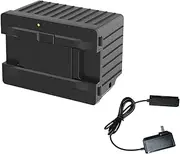 15600mAh Car Refrigerator Battery,Compatible for Alpicool CFJ/TWW/CFIM/CFG/CFW, 12/24V DC and 120-240V AC,Freezer Fridge Cooler,for Car,RV,Camping and Home Use(Black-US-Plug)